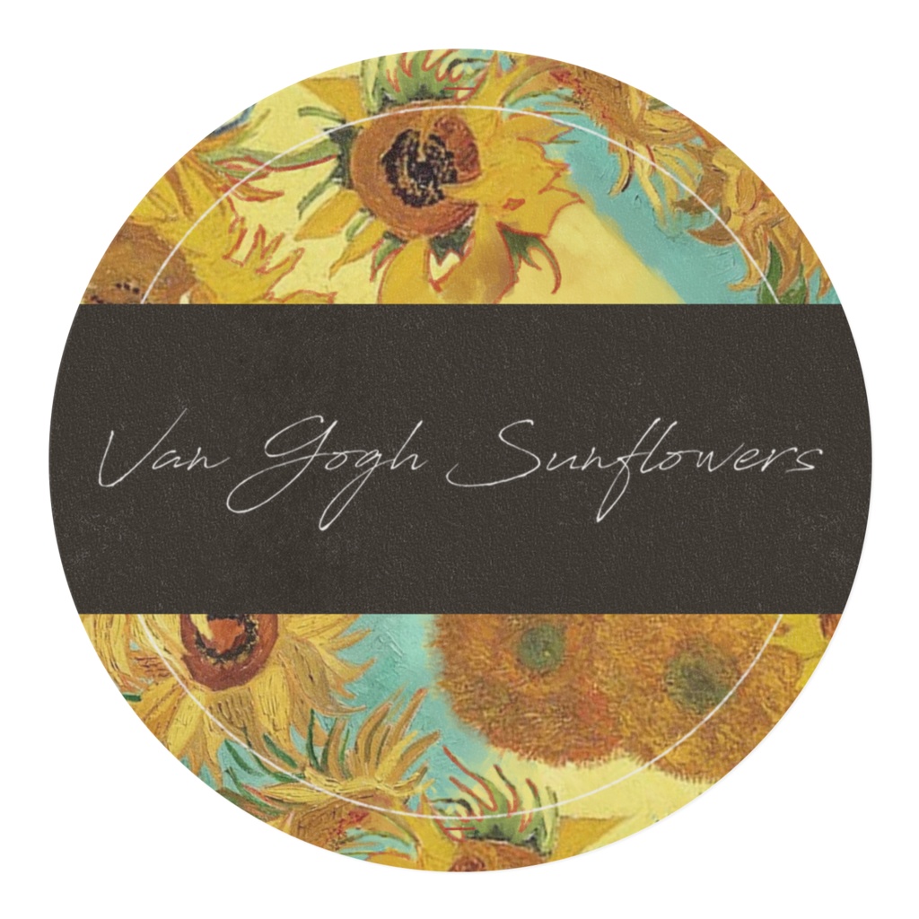 Van Gogh Sunflower masking tape