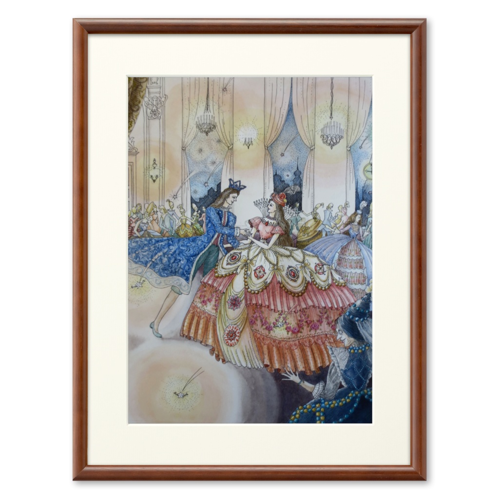 複製画「シンデレラ ~舞踏会~」Reproduction Painting