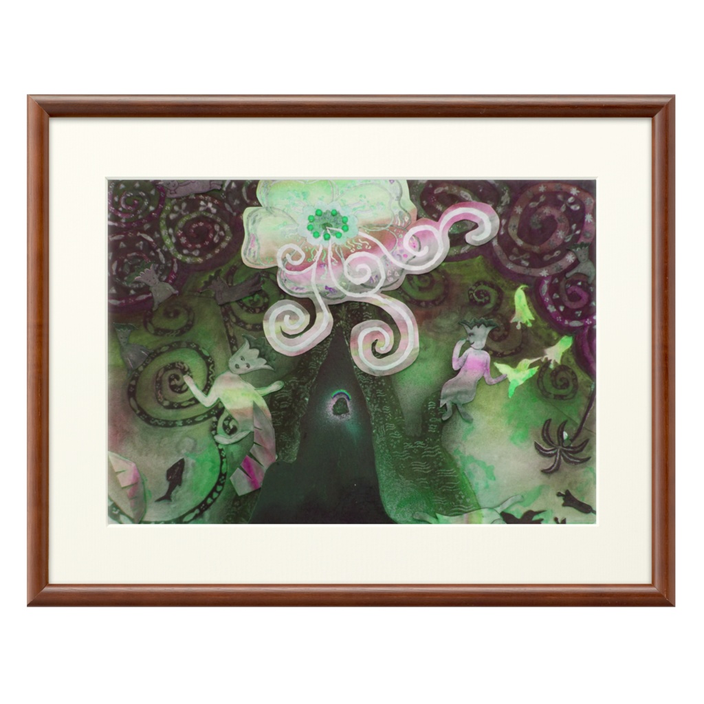 複製画「花の精」Reproduction Painting