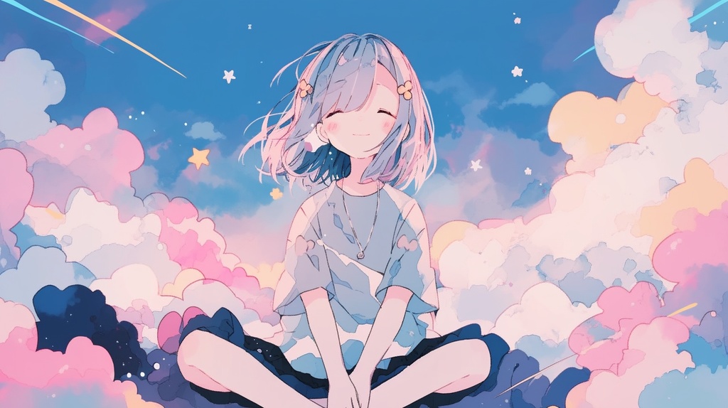 繽紛的雲朵