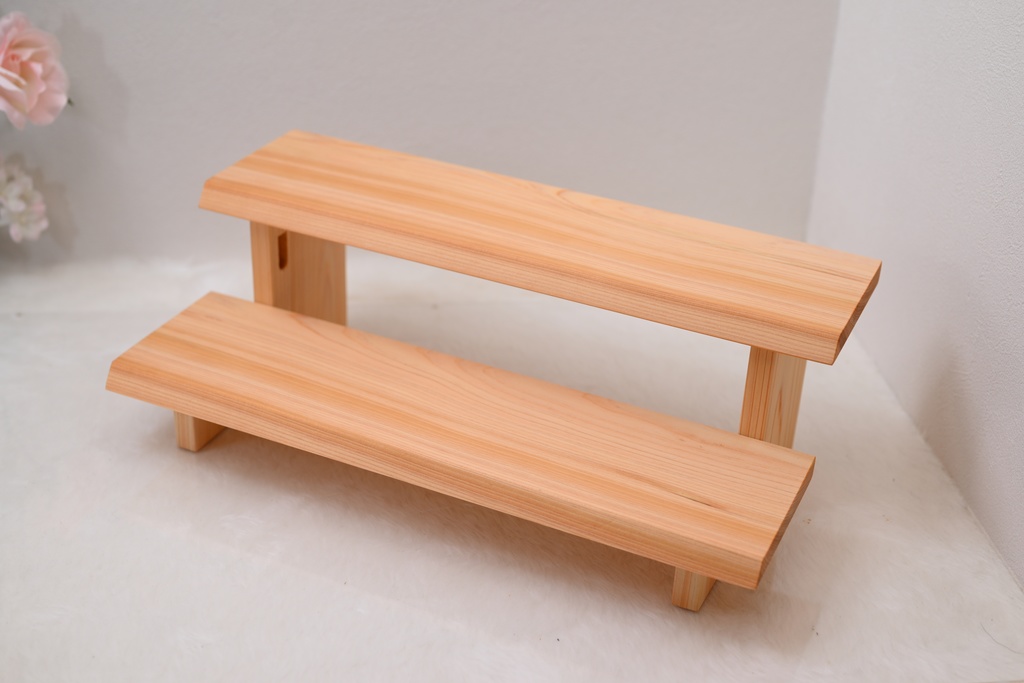 2段ベンチ(ヒノキ)