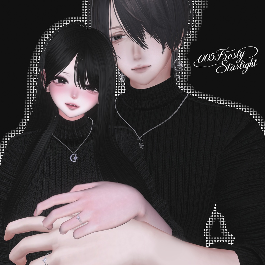 005.Pair ♡ Frosty Starlight