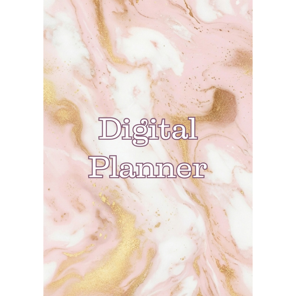 2026 デジタルプランナー 大理石
