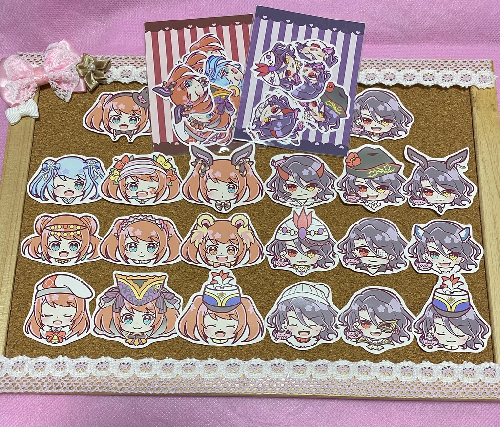 sideM 咲ちゃん、アスラン フレークシール