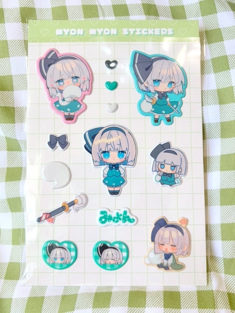 【例大祭23新作】妖夢ちゃんぷっくりシール