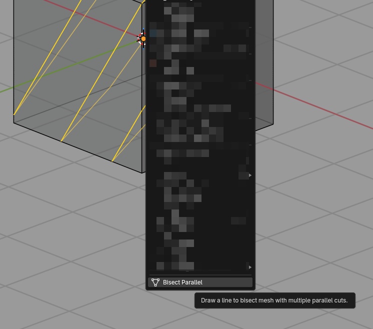 【Blenderアドオン】Parallel Bisect Tool - 複数平行カットツール