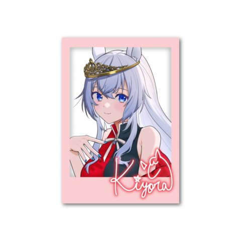 【2nd Anniversary Goods】フォト風カード 蒼馬きよら