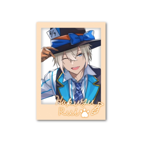 【2nd Anniversary Goods】フォト風カード 白遊るい