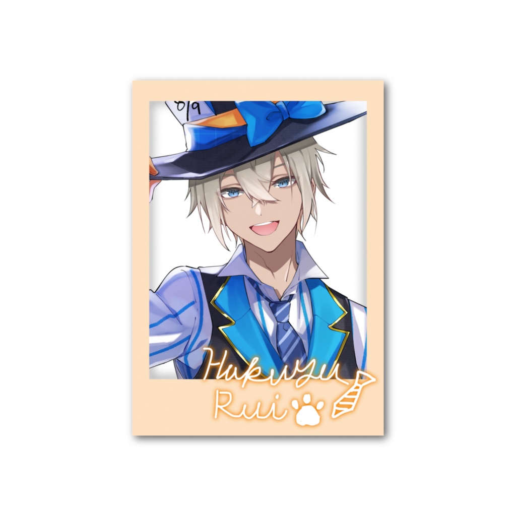 【2nd Anniversary Goods】フォト風カード 白遊るい