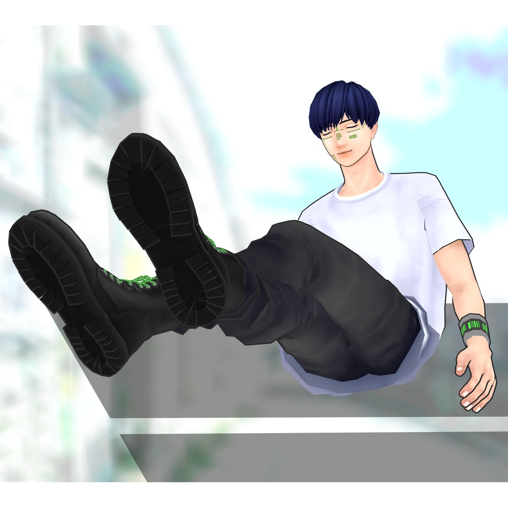 あさひ / オリジナル3Dモデル VRChatアバター 多種ポーズ同梱