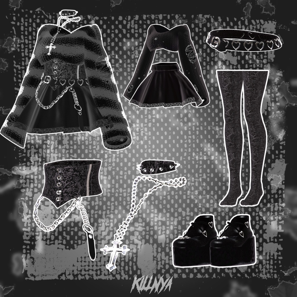 セール中!『10アバター対応』DARK FALL (森羅、萌、桔梗、マヌカ、めいゆん,カリン,ラシュシャー、ライム、セレスティア、舞夜)