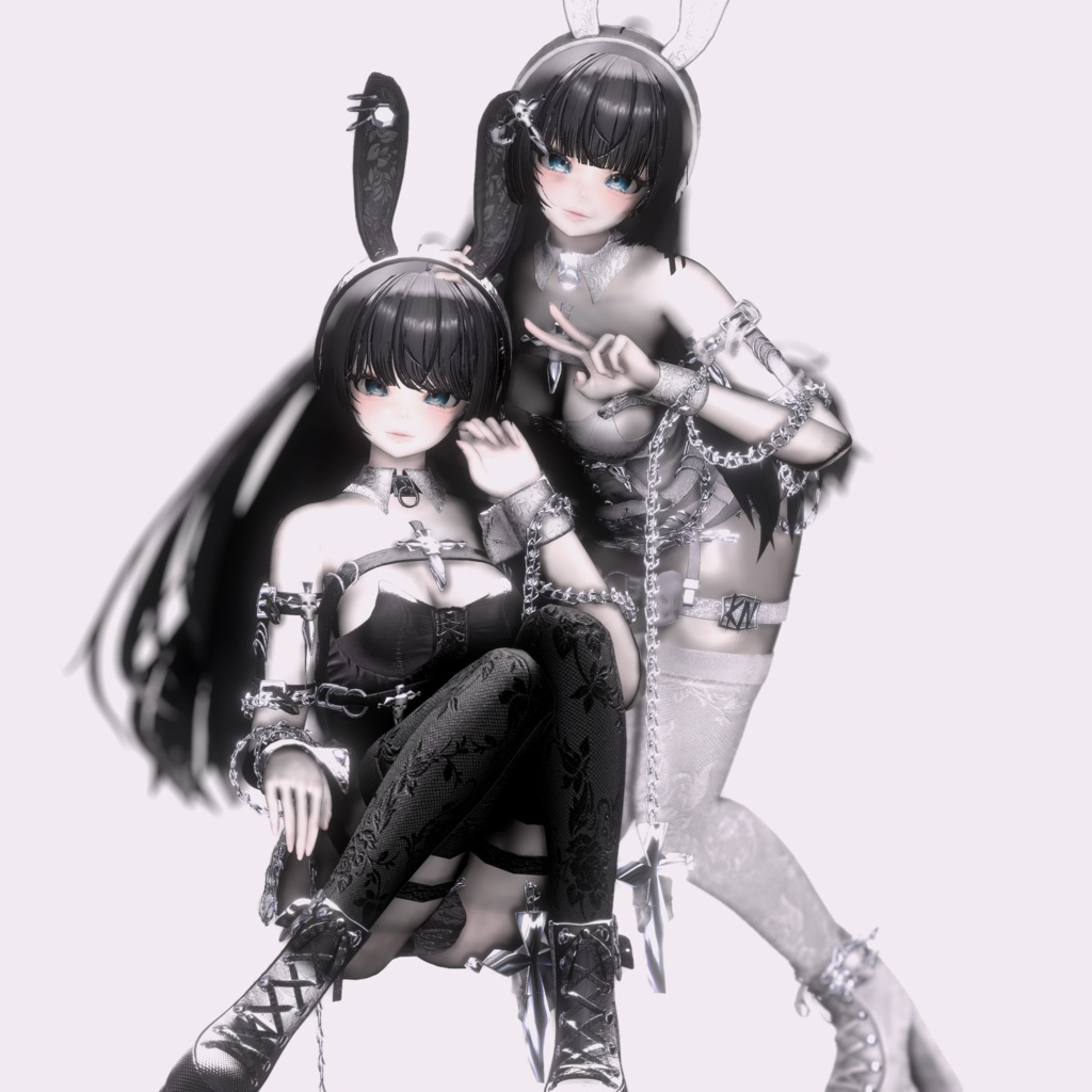 セール中!!『12アバター対応』GOTHIC BUNNYGIRL