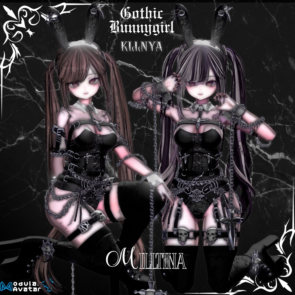 セール中!!『12アバター対応』GOTHIC BUNNYGIRL