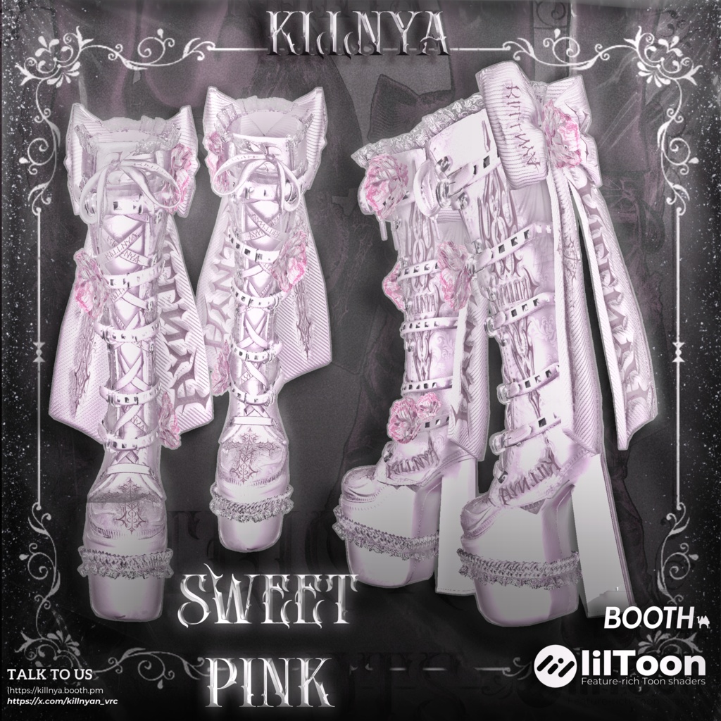 ‼️セール中💥‼️  🥀GOTHIC ROSE BOOTS🥀