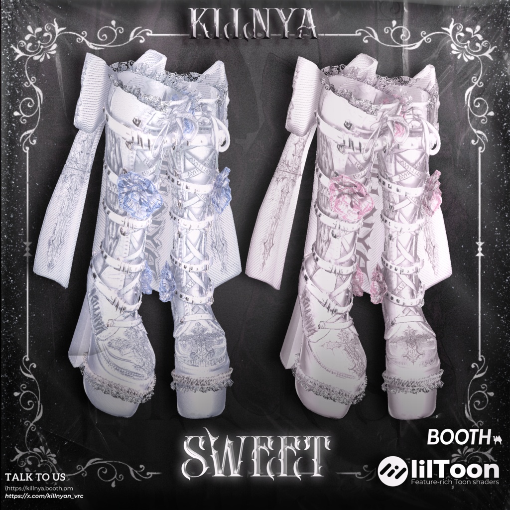 ‼️セール中💥‼️  🥀GOTHIC ROSE BOOTS🥀