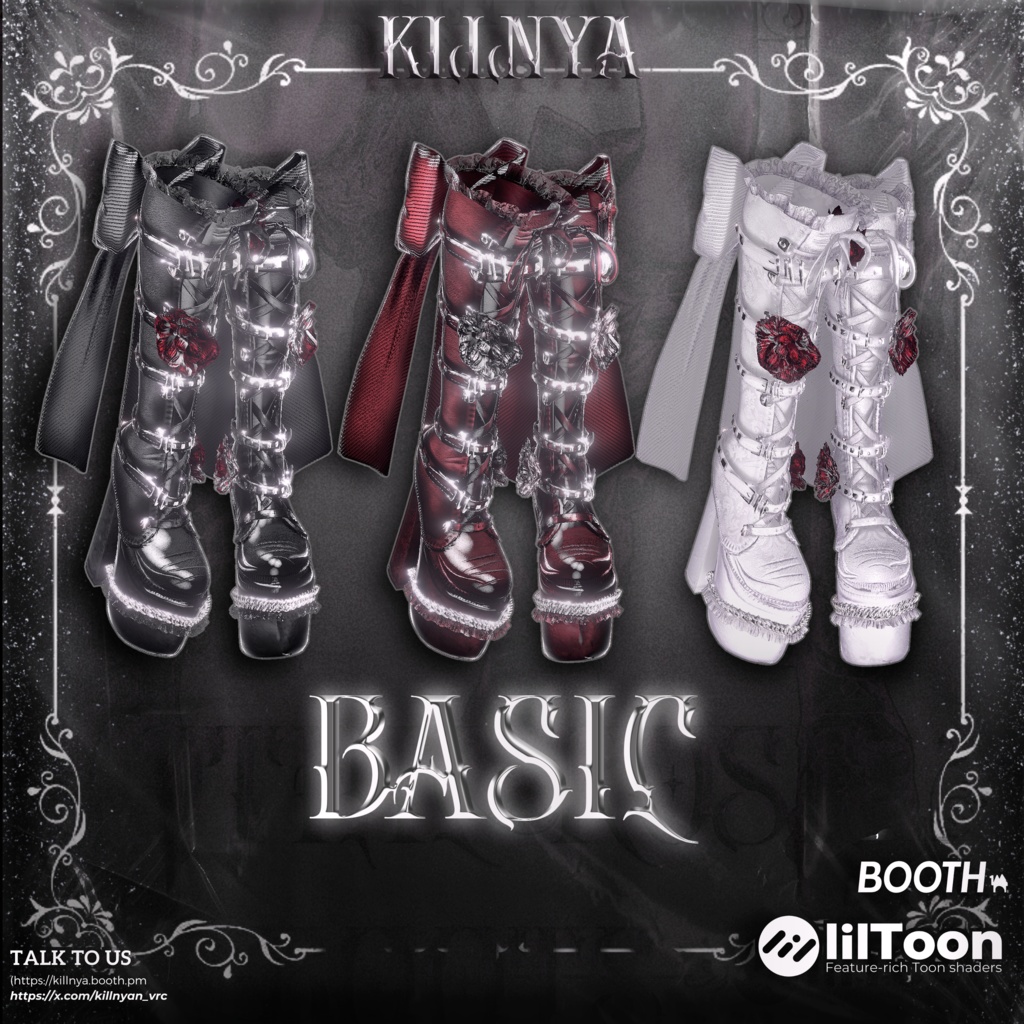 ‼️セール中💥‼️  🥀GOTHIC ROSE BOOTS🥀