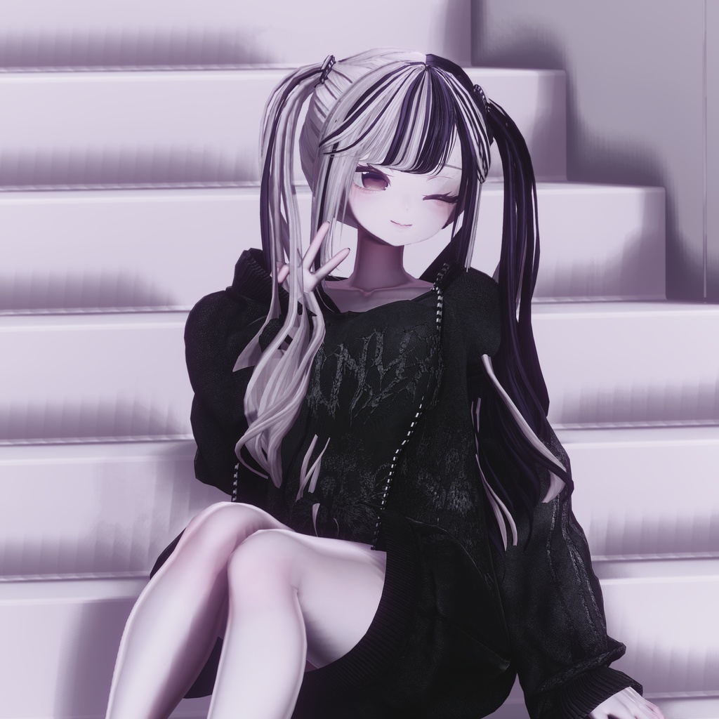 セール中‼️【18アバター対応】♡2WAY TWINTAIL♡