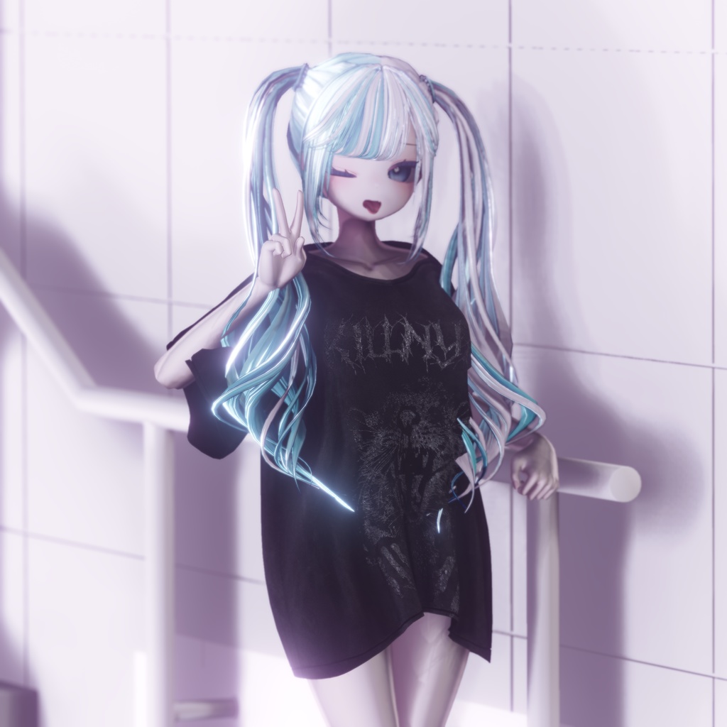 セール中‼️【18アバター対応】♡2WAY TWINTAIL♡