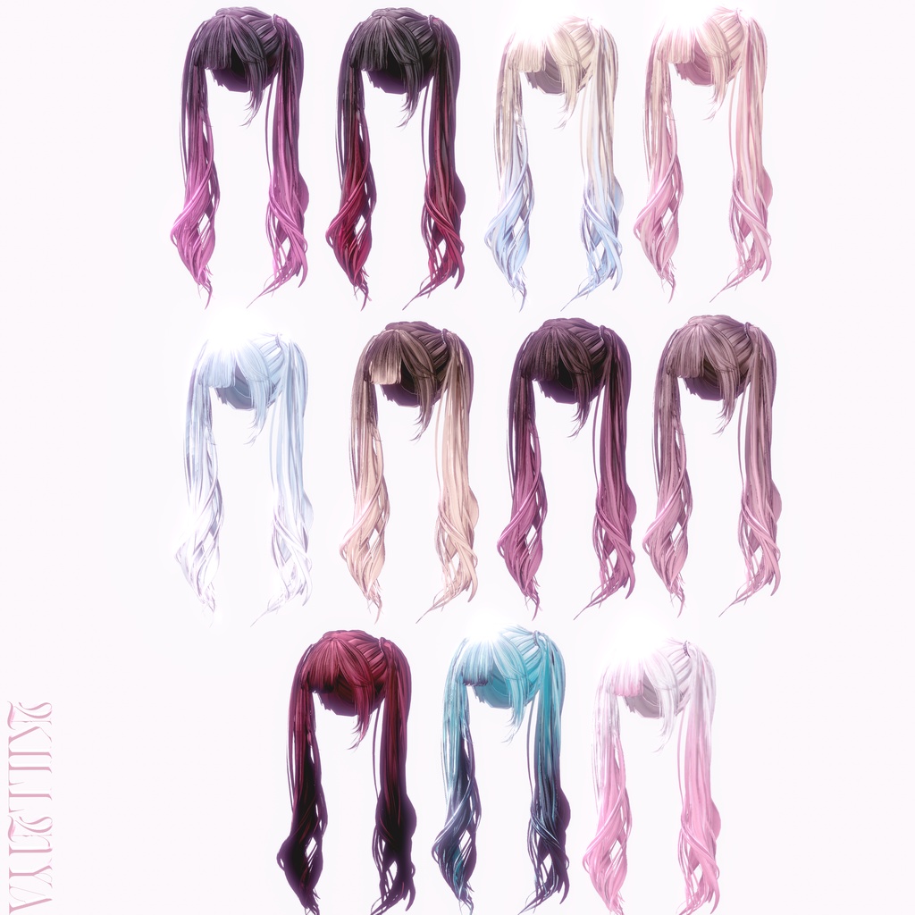 セール中‼️【18アバター対応】♡2WAY TWINTAIL♡