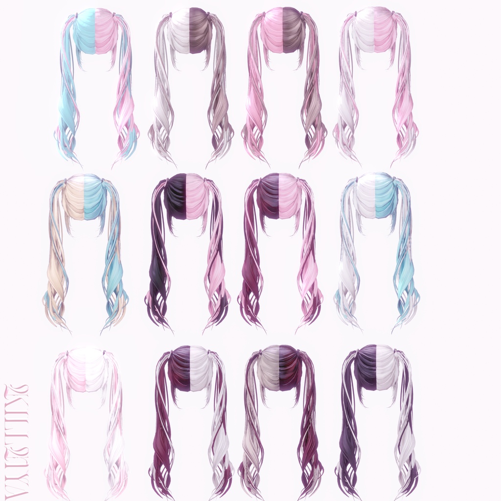 セール中‼️【18アバター対応】♡2WAY TWINTAIL♡