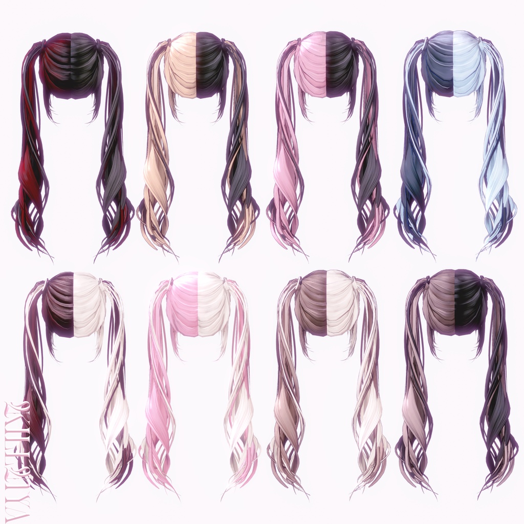 セール中‼️【18アバター対応】♡2WAY TWINTAIL♡