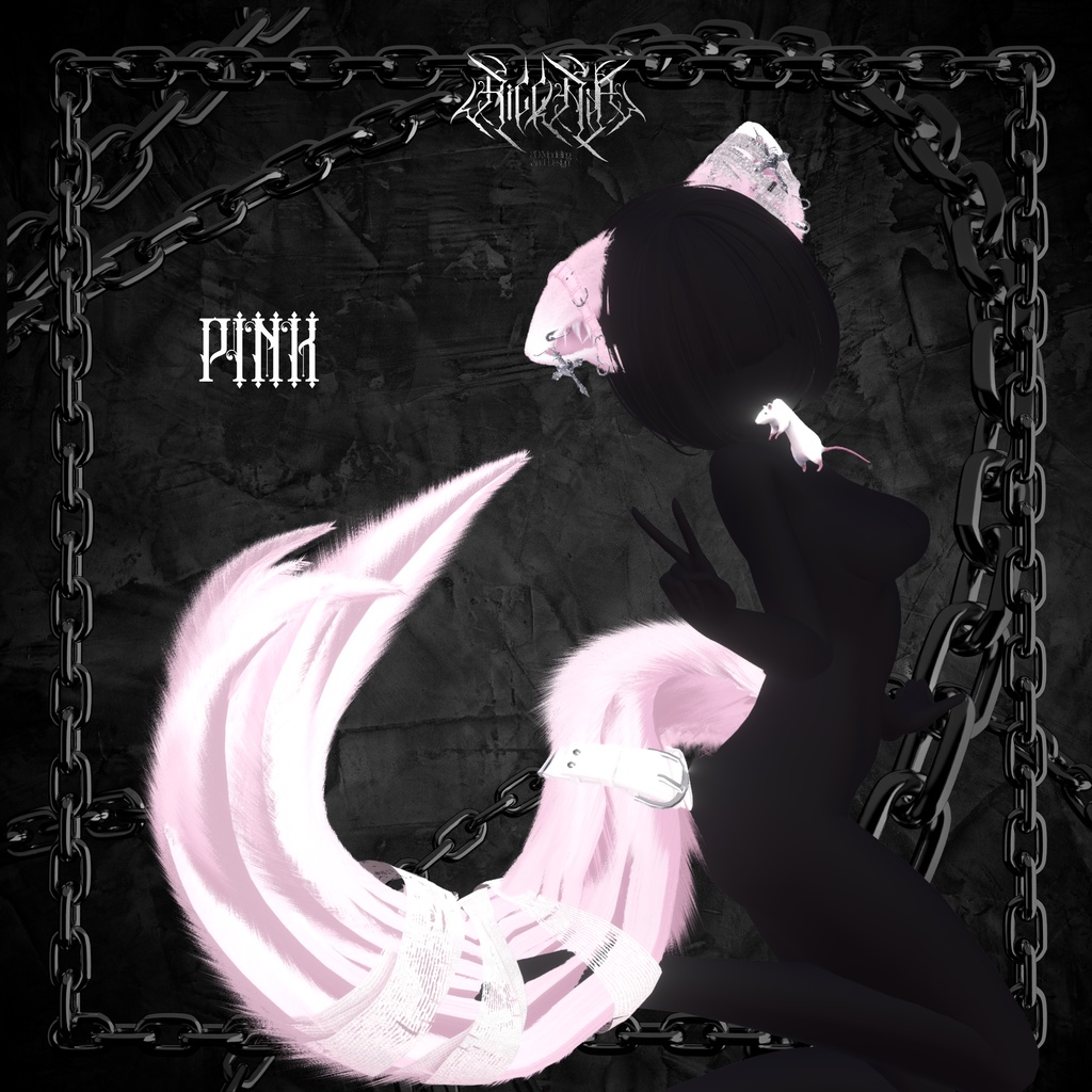 「セール中」✞HURT KITTY✞ CAT EARS AND TAIL SET