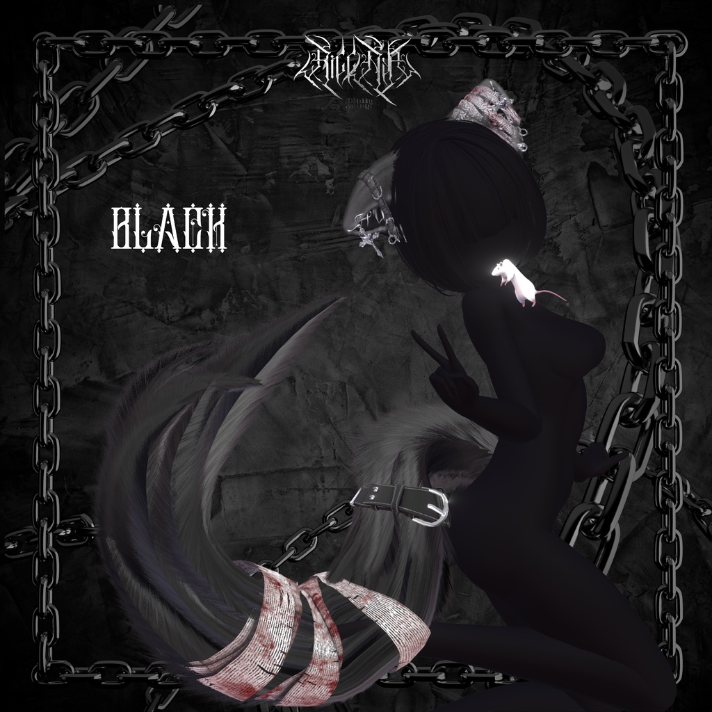 「セール中」✞HURT KITTY✞ CAT EARS AND TAIL SET