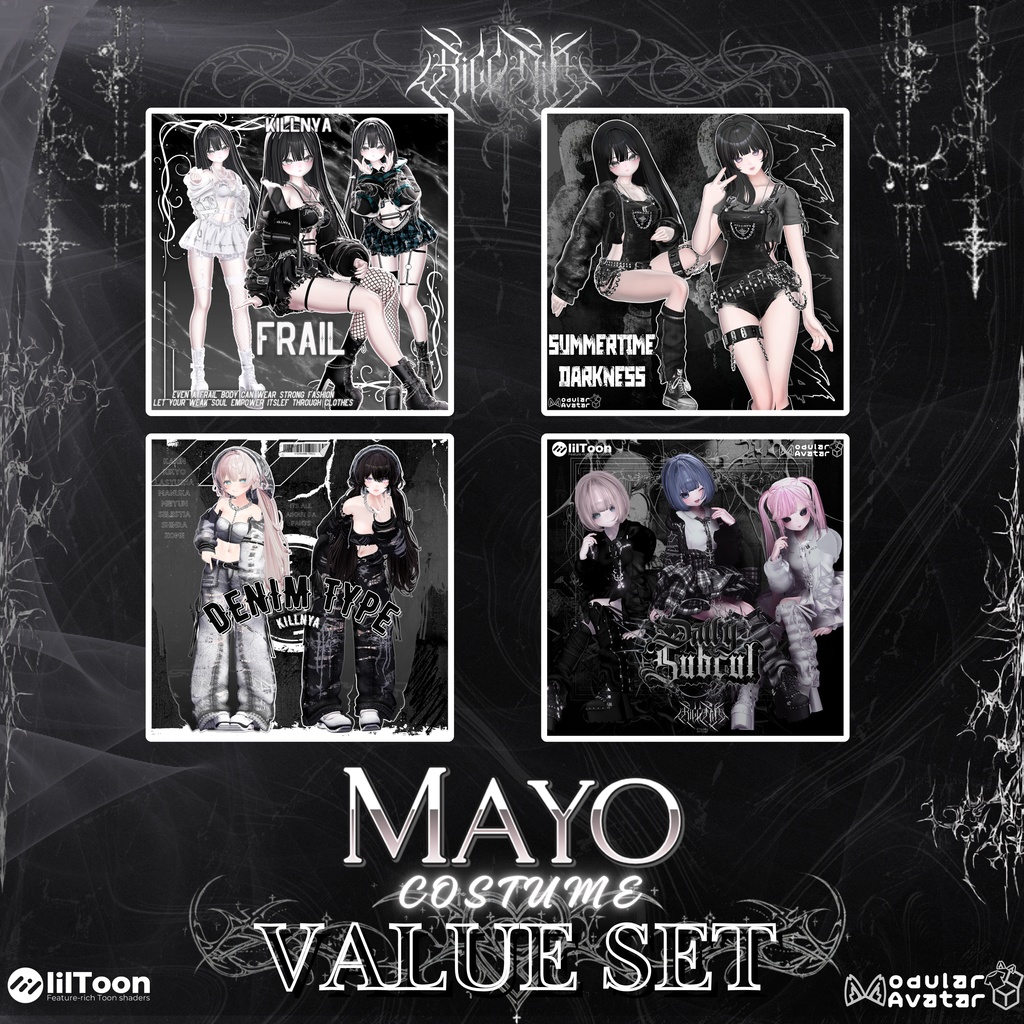 🤍✨50%OFF✨🤍『Mayo/まよ』♡衣装4着セット♡