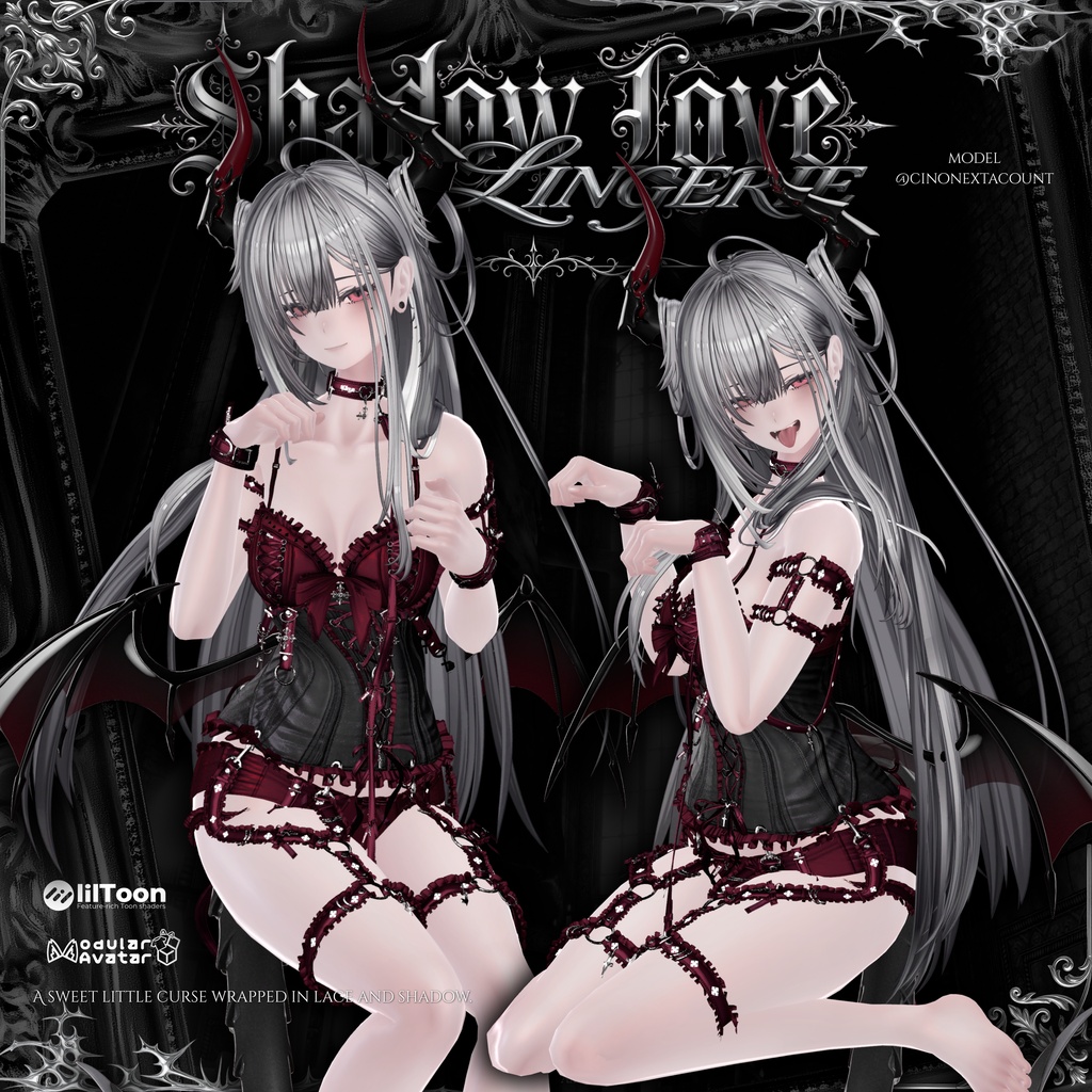 ✦ SHADOW LOVE LINGERIE ✦【11アバター対応】
