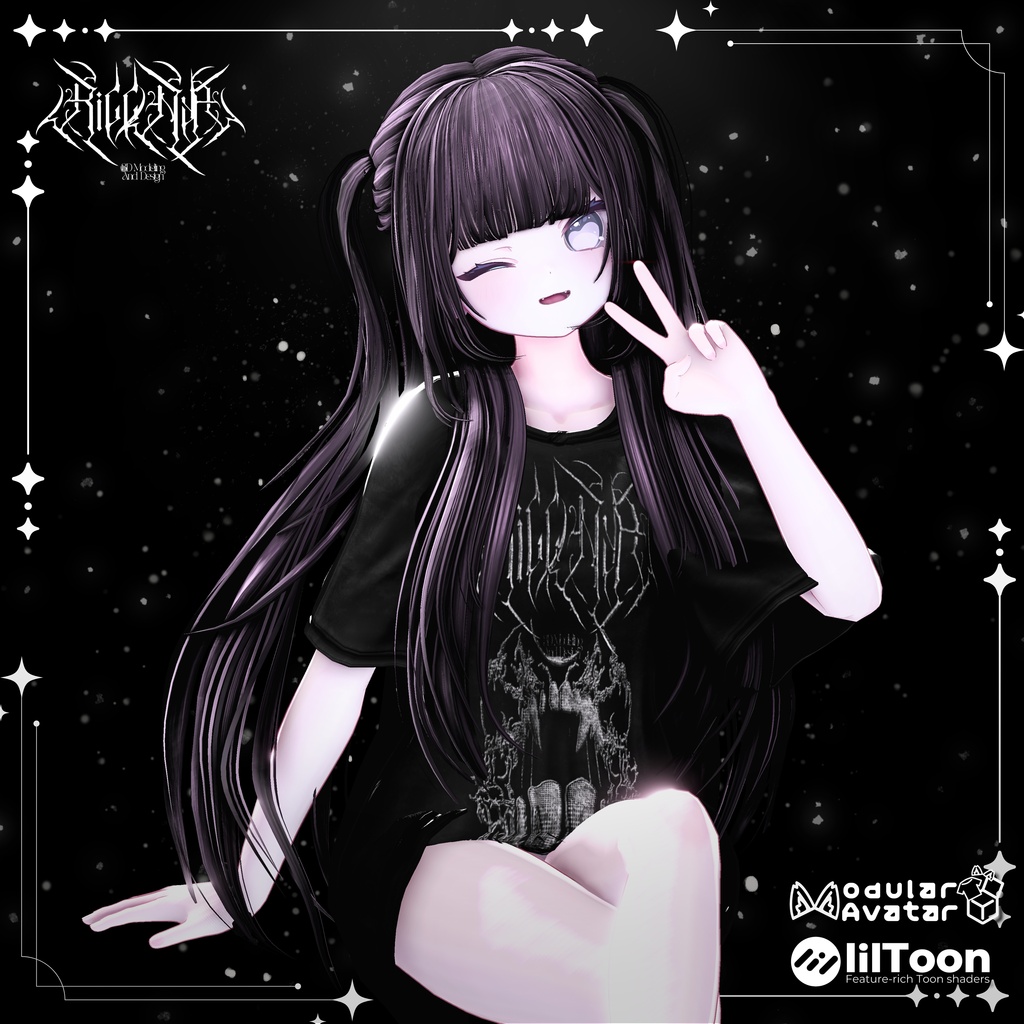 ✦セール中✦ ♡〃SOFT HALFTWINTAIL HAIR〃♡〃ハーフツインテールヘア〃♡【18アバター対応】