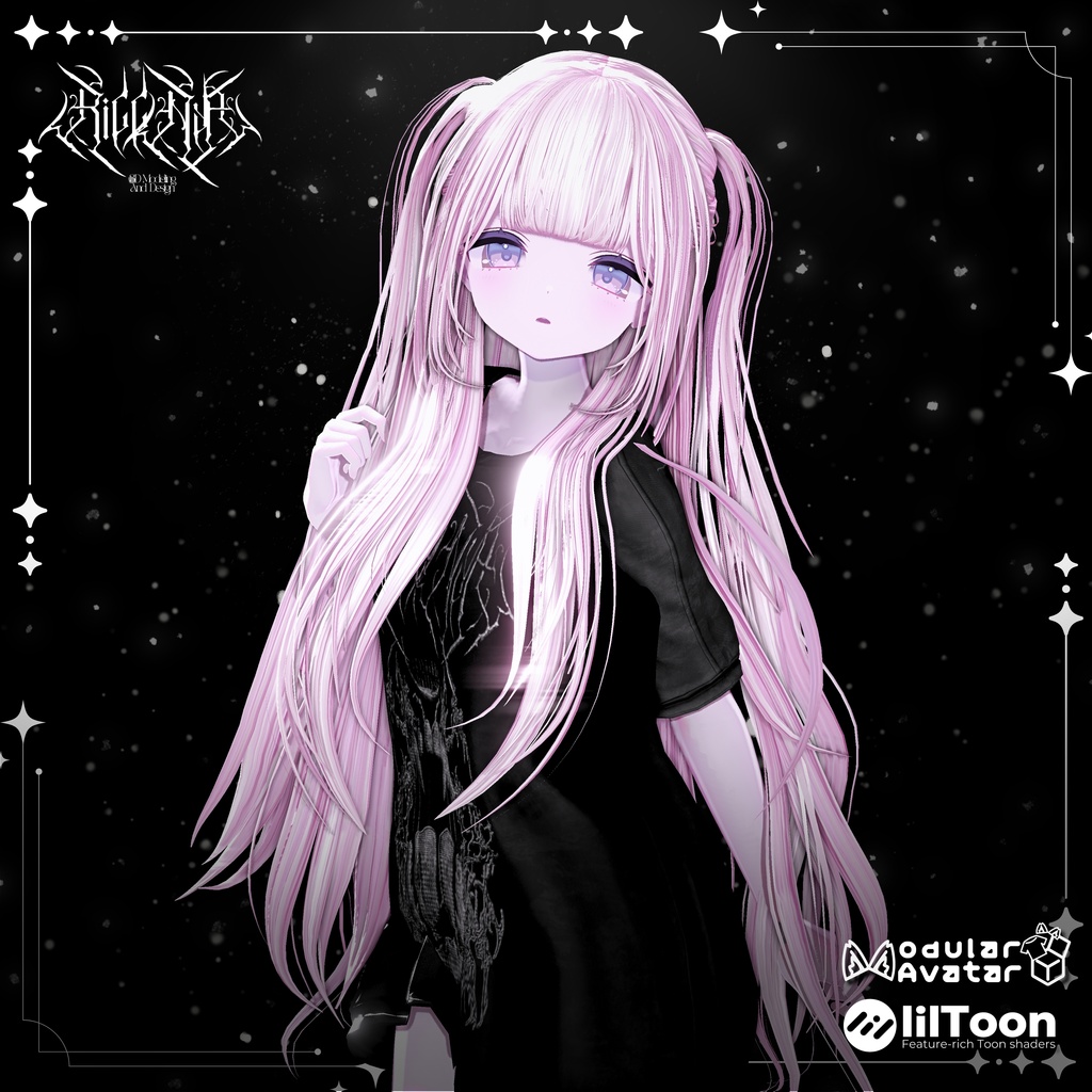 ✦セール中✦ ♡〃SOFT HALFTWINTAIL HAIR〃♡〃ハーフツインテールヘア〃♡【18アバター対応】
