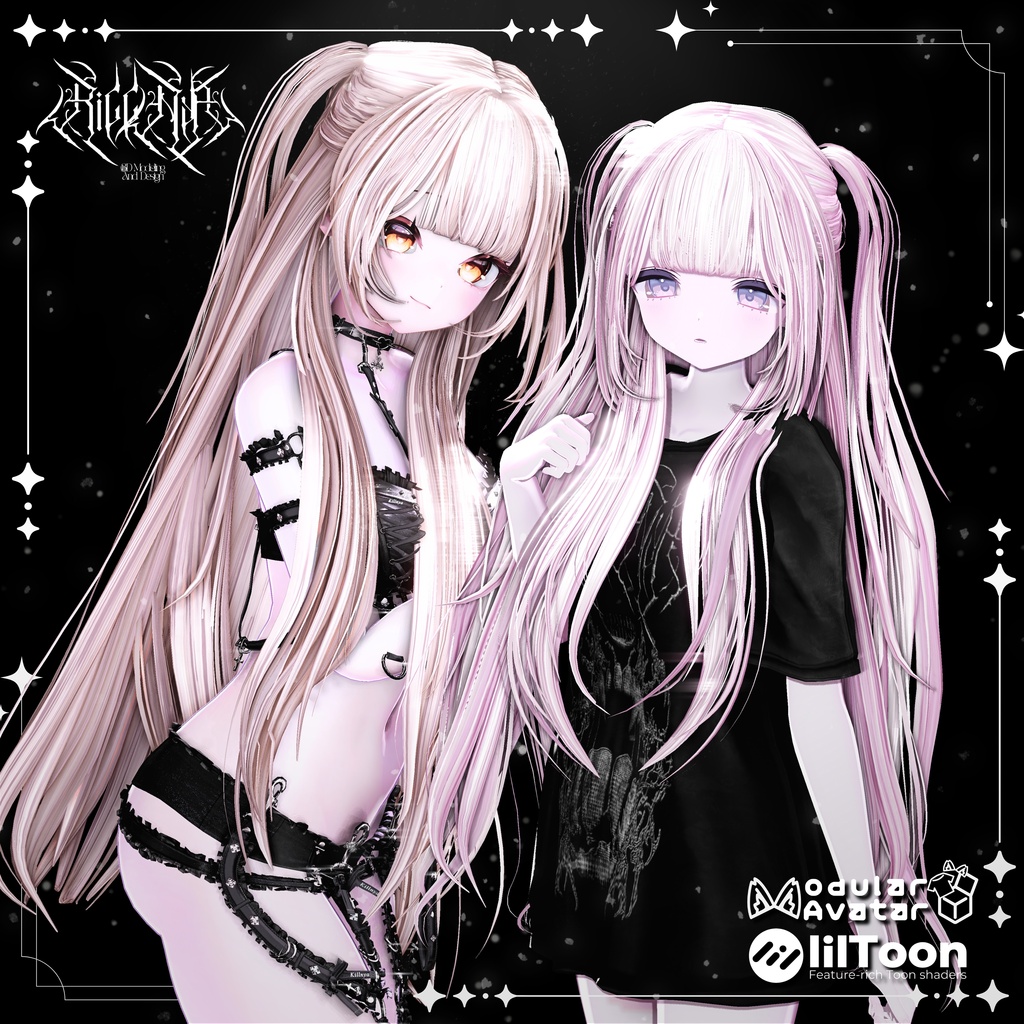 ✦セール中✦ ♡〃SOFT HALFTWINTAIL HAIR〃♡〃ハーフツインテールヘア〃♡【18アバター対応】