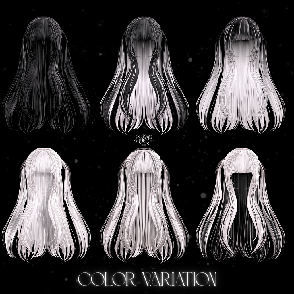 ✦セール中✦ ♡〃SOFT HALFTWINTAIL HAIR〃♡〃ハーフツインテールヘア〃♡【18アバター対応】