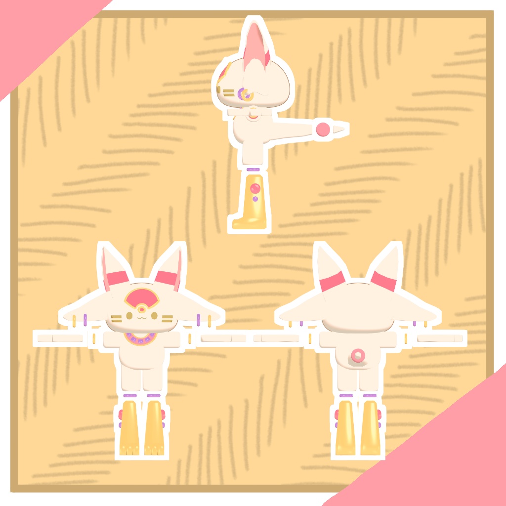 【無料】Tamiuto-タミュト-【VRChat想定アバター】