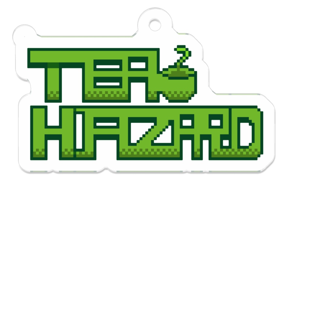 TEA HAZARDキーホルダー(タイトルロゴ)