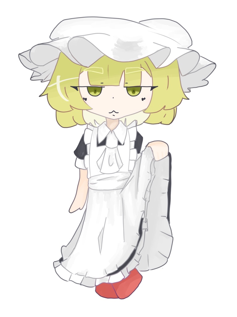 お掃除メイドアクリルスタンドキーホルダー