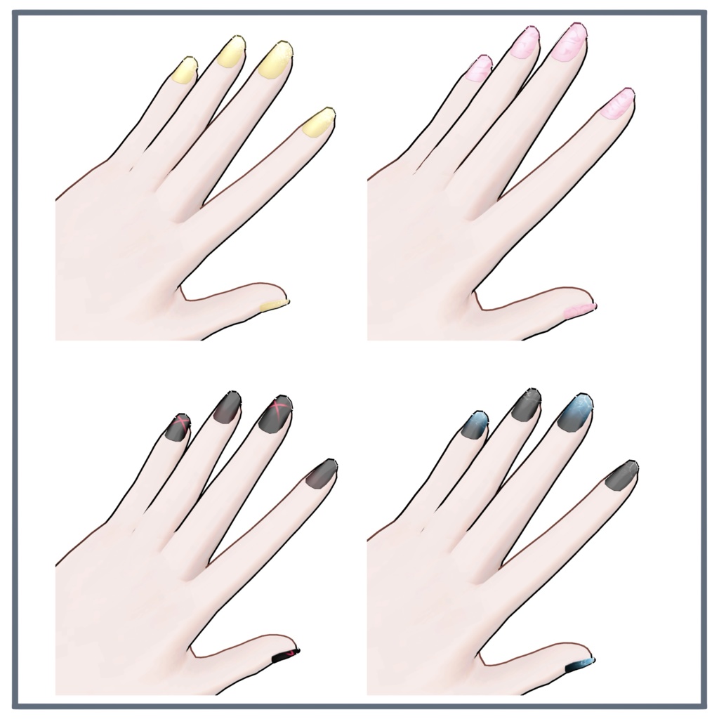 【無料版あり】【アイザラさん専用】 ネイルテクスチャ 全10種