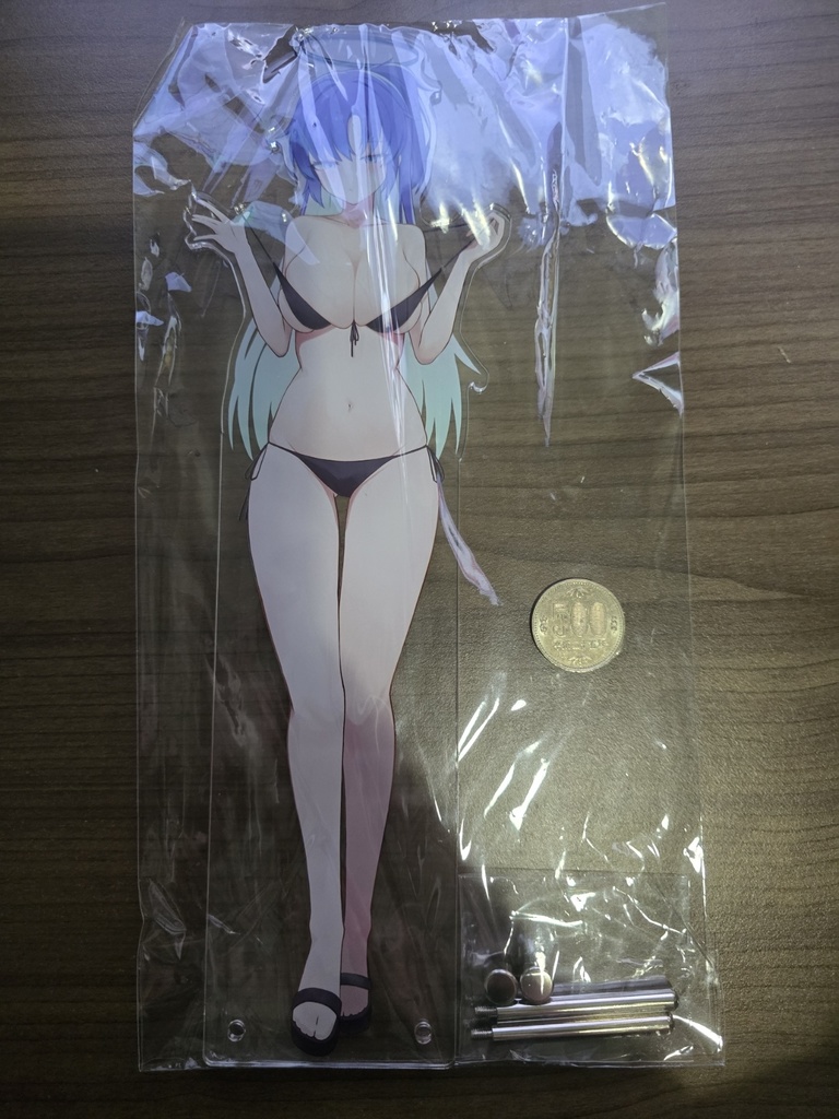 早瀬ユウカBIGアクリルスタンド(黒ビキニ)