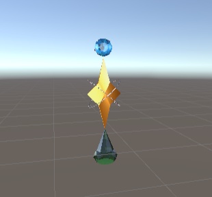 3Dモデル VRC向けアクセサリー「四芒星ピアス」