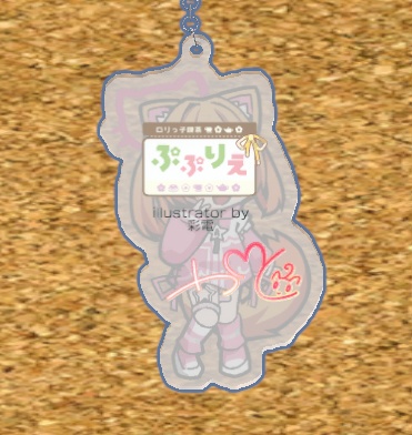 【3D小物】24W店員さんSDイラストアクキー