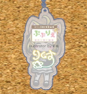 【3D小物】24W店員さんSDイラストアクキー