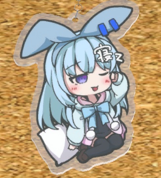 【3D小物】24W店員さんSDイラストアクキー