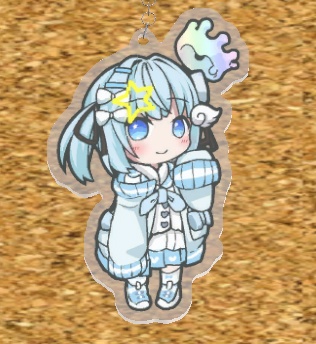 【3D小物】24W店員さんSDイラストアクキー