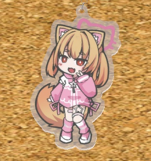 【3D小物】24W店員さんSDイラストアクキー