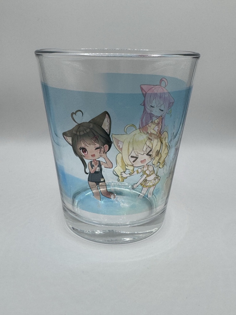 うみにおでかけクリアグラス