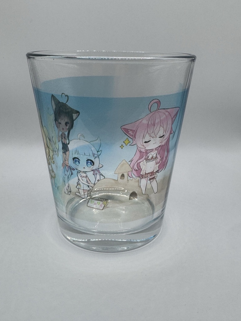 うみにおでかけクリアグラス