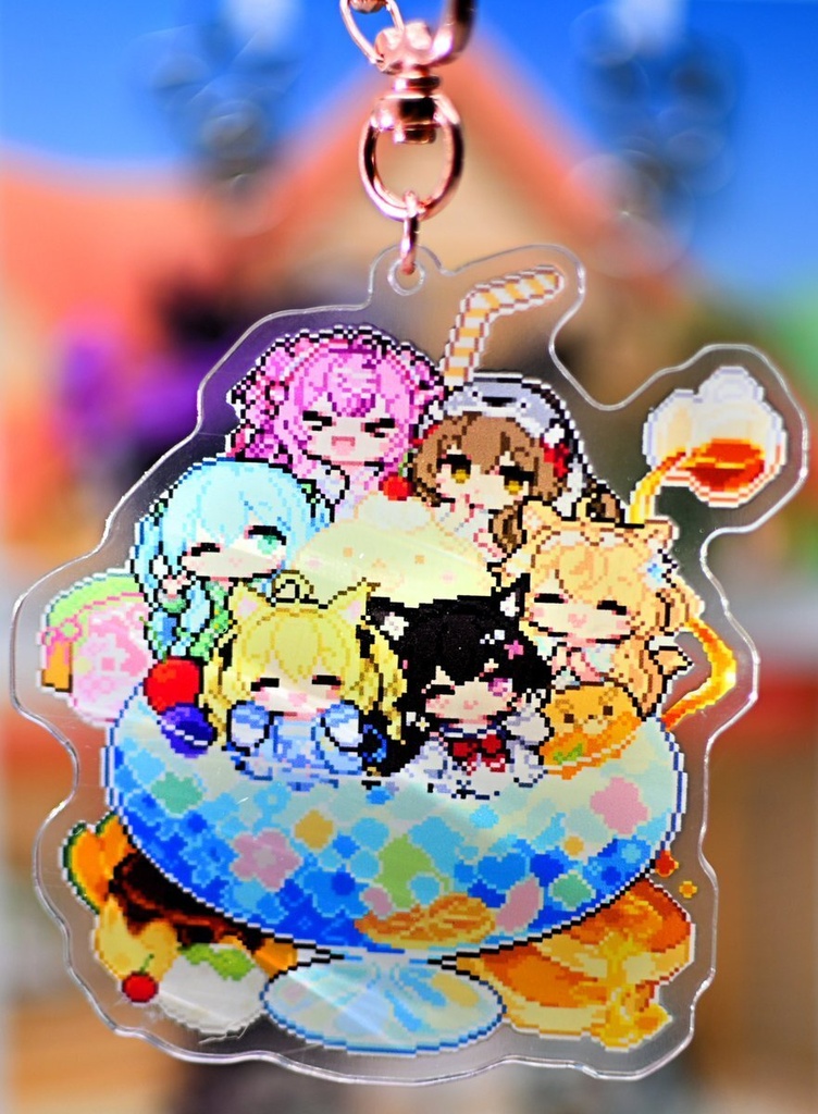 ぷぷりえ5周年記念アクリルキーホルダー