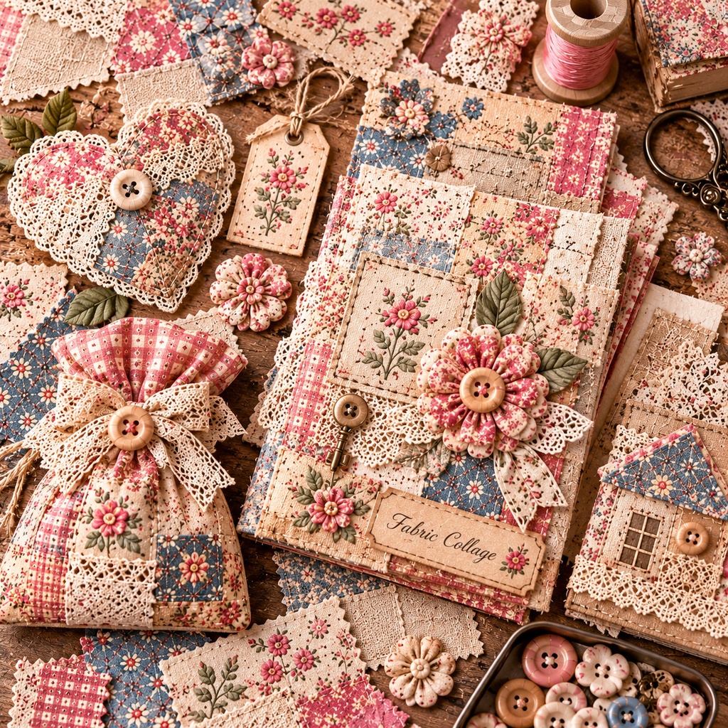 Patchwork Sewing Collection|Patchwork & Fabric Collage Kit
