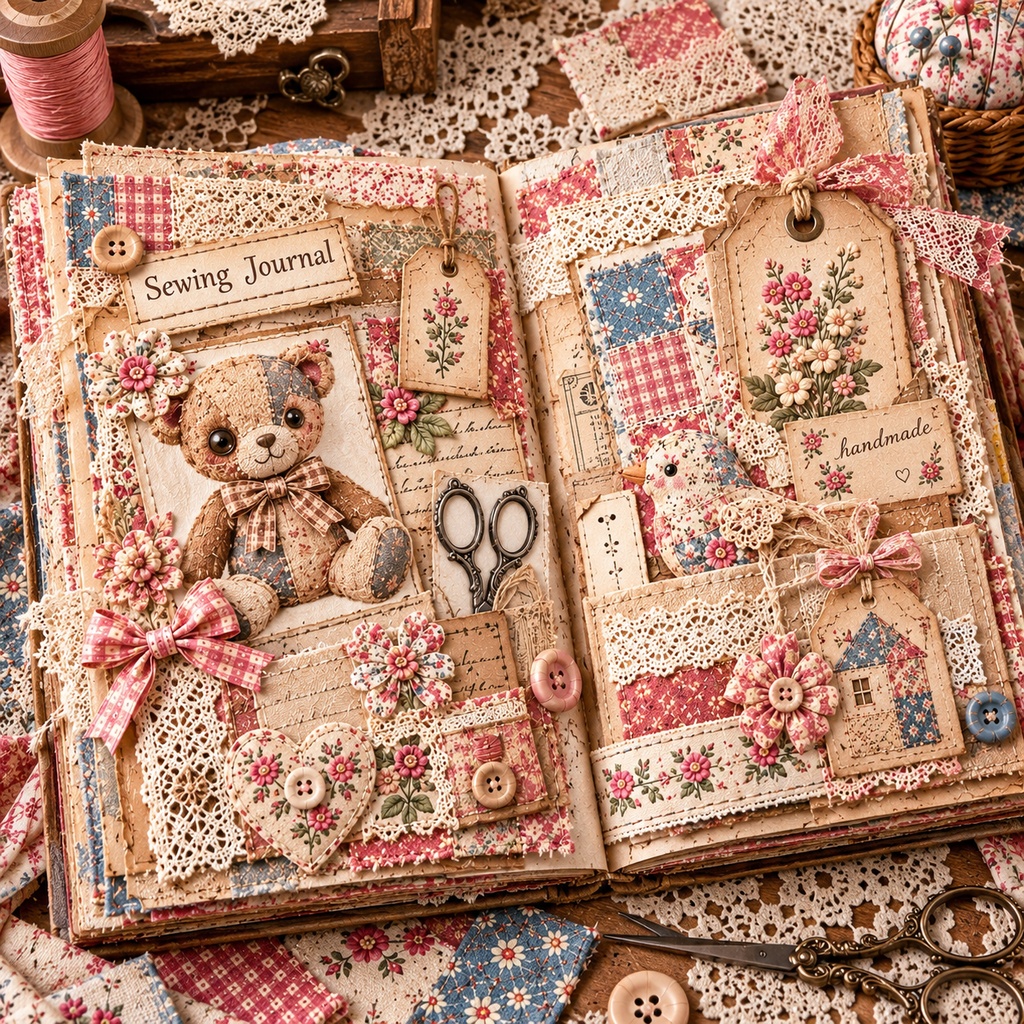 Patchwork Sewing Collection|Patchwork & Fabric Collage Kit