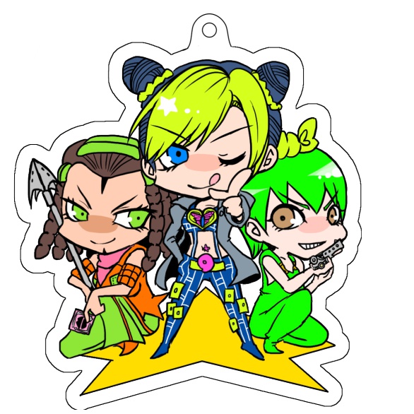 ジョジョ6部 ストーンオーシャンアクリルキーホルダー